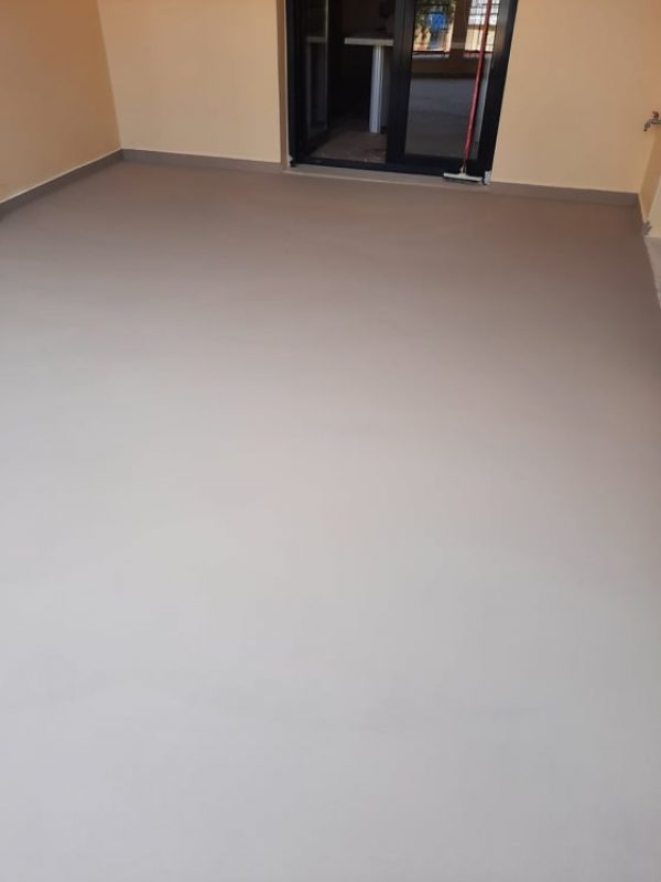 Πατητή τσιμεντοκονία - δάπεδο