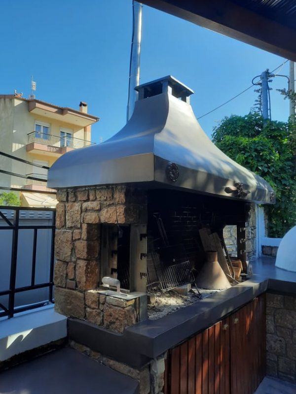 Πατητή τσιμεντοκονία - εξωτερικά